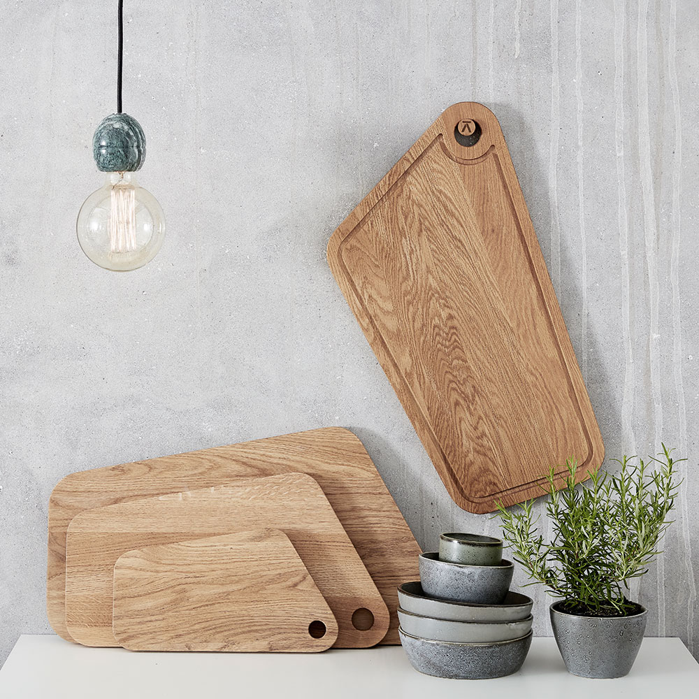 U3 cuttingboard, M, Oak - 46x24 cm