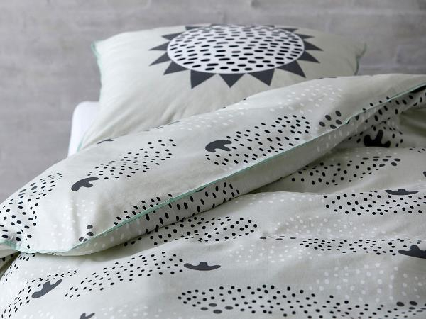 Södahl Raindrops Sengetøj 140 x 200 cm Sort* Södahl Raindrops Sengetøj 140 x 200 cm Sort*