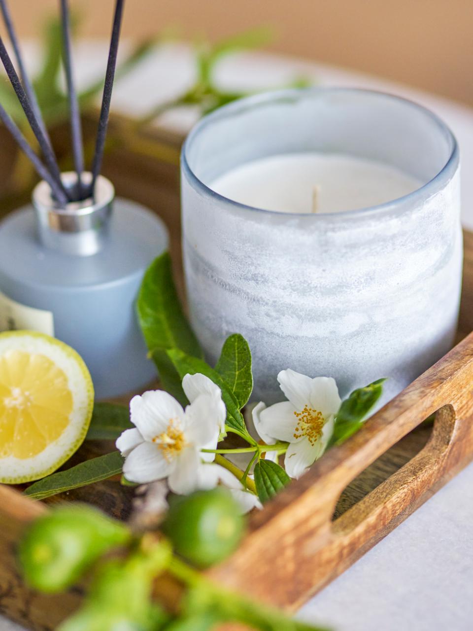 NO. 3 - Santal Fig Duftpinde, Blå, Duftevand NO. 3 - Santal Fig Duftpinde, Blå, Duftevand