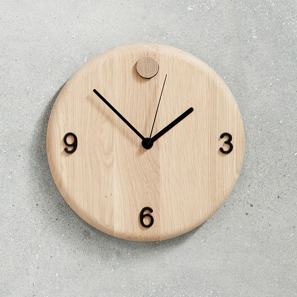 Wood ur, Ø22 cm, eg