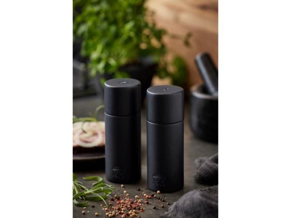 HOLM Salt- og peberkværnsæt 15,2 cm Sort