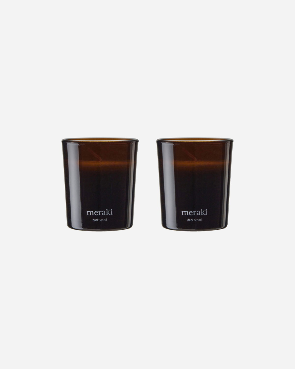 Meraki Duftlys, Dark wood, Brun