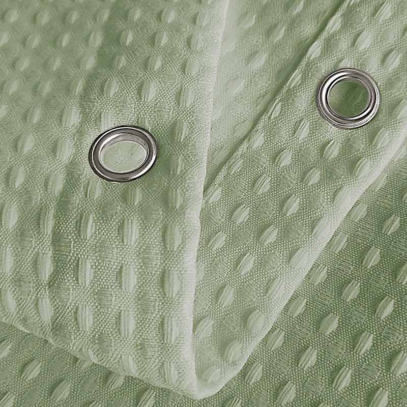 MOUD Home WAFFLE Badeforhæng i army grøn - 180x220 cm MOUD Home WAFFLE Badeforhæng i army grøn - 180x220 cm