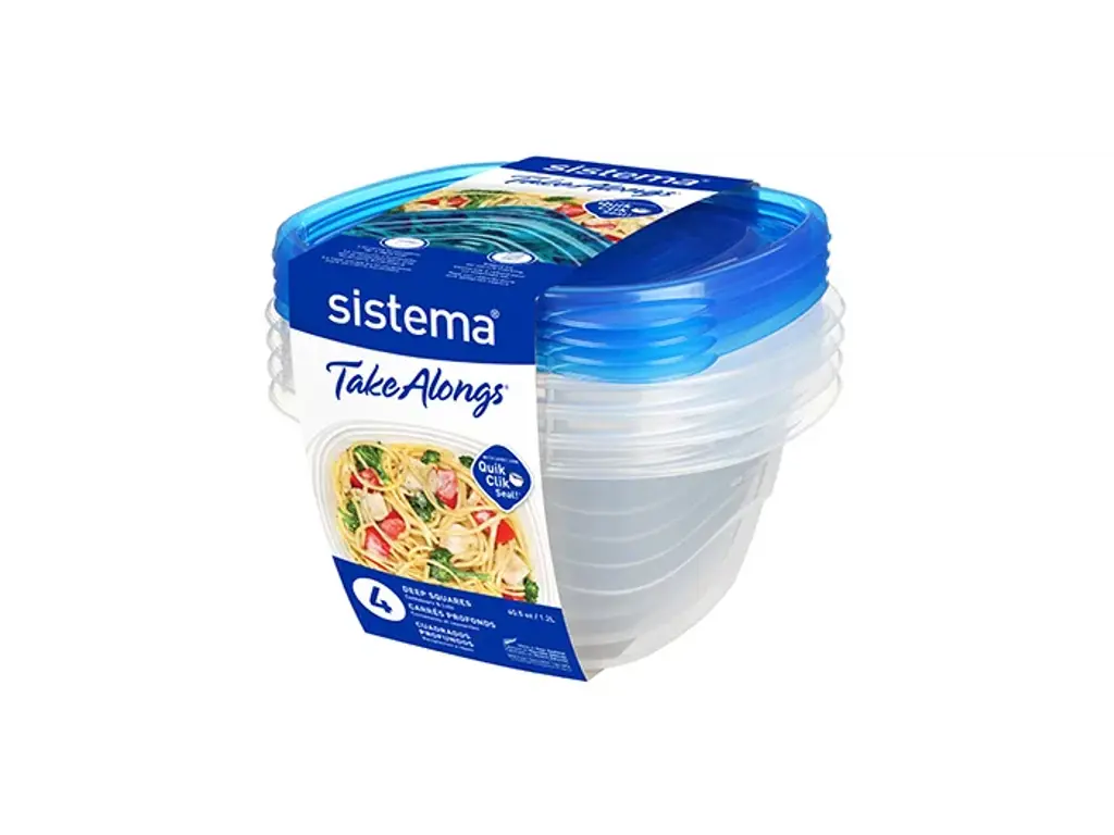 Sistema Deep Square 4 Pack 1,2l Sistema Deep Square 4 Pack 1,2l