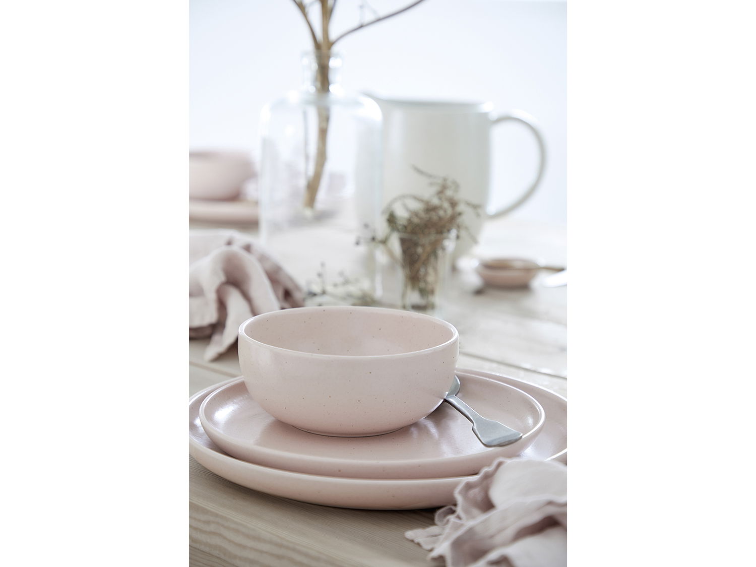 Tallerken flad Pacifica 27 cm Marshmallow Keramik