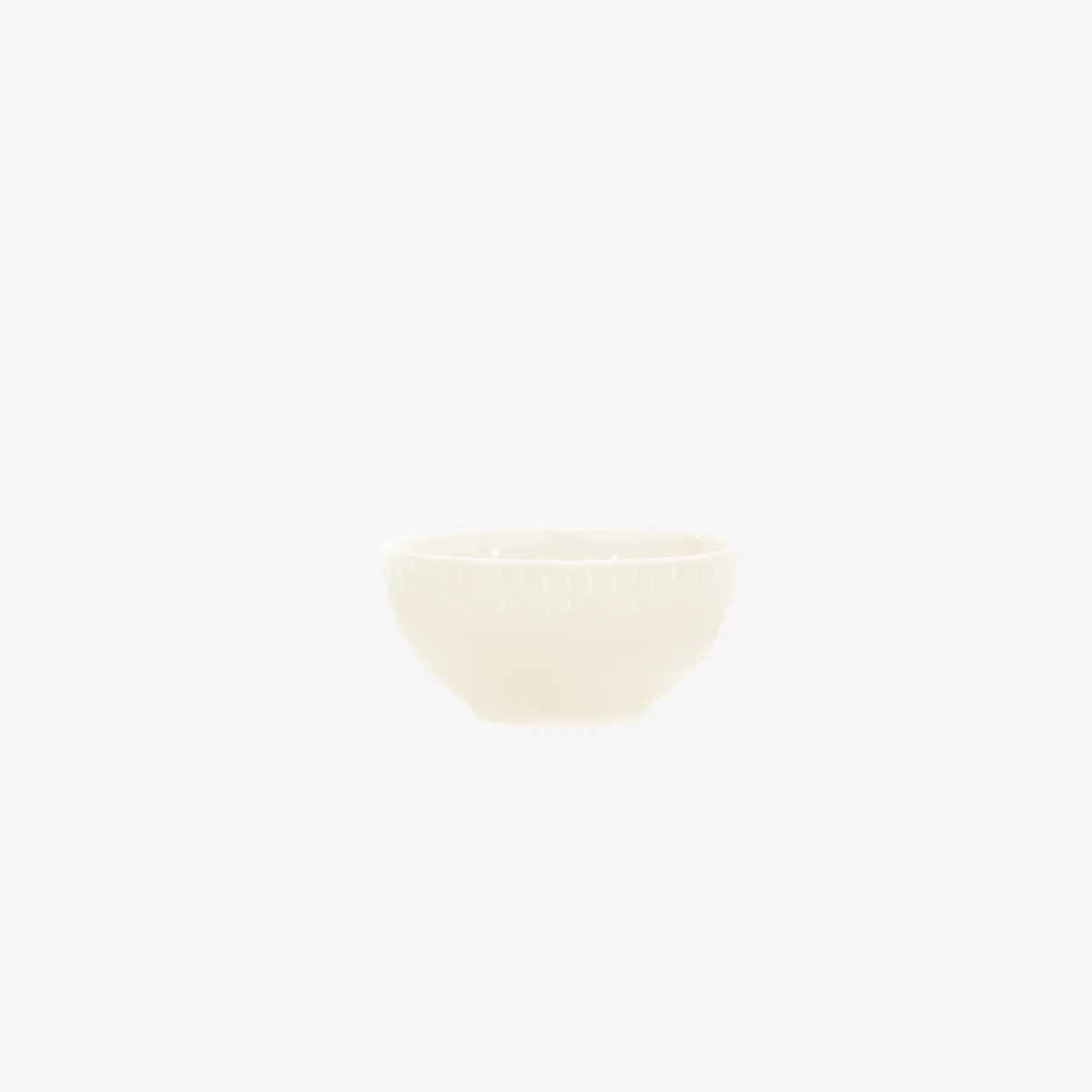 Confetti Vanilla skål m/relief porcelæn 14 cm.