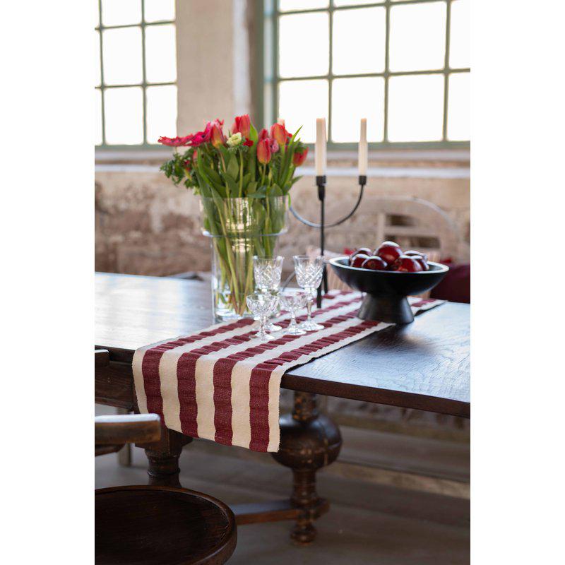 Stig løber 35x120cm, rød