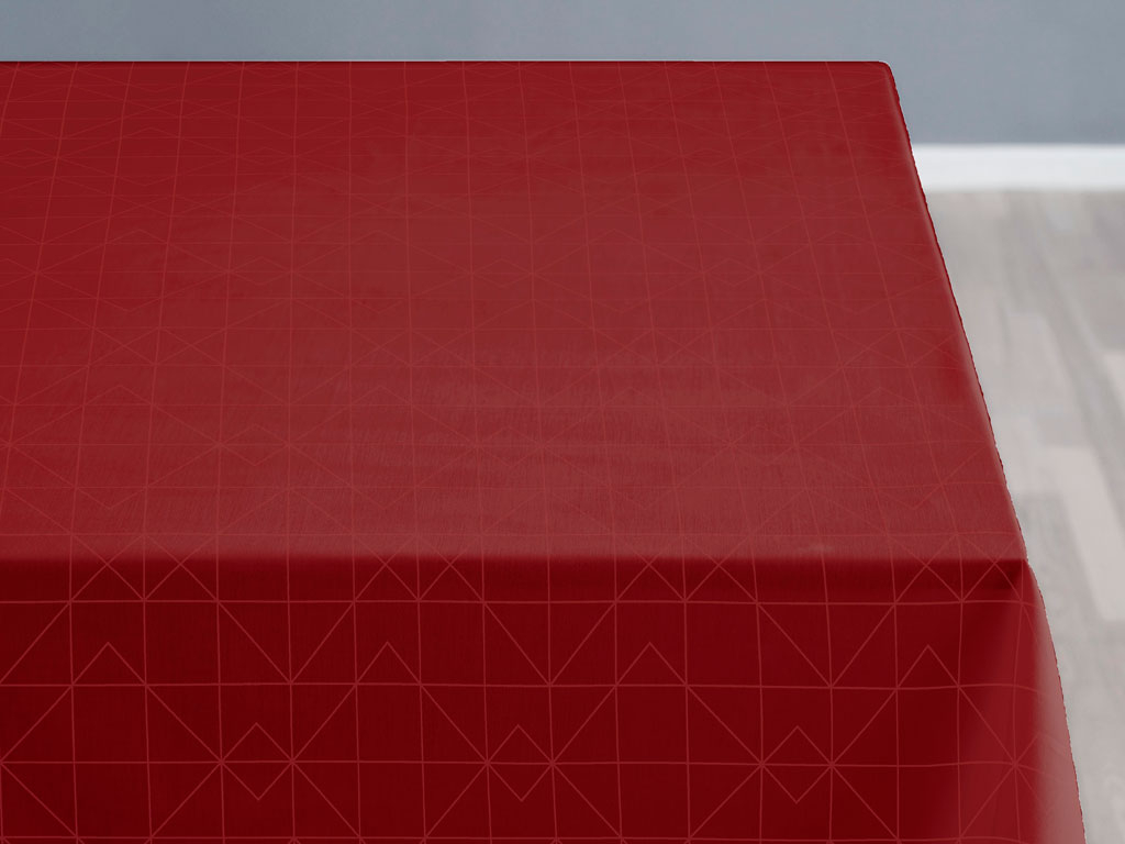 Södahl Refined Dug, 140 x 180 cm, damask rød*