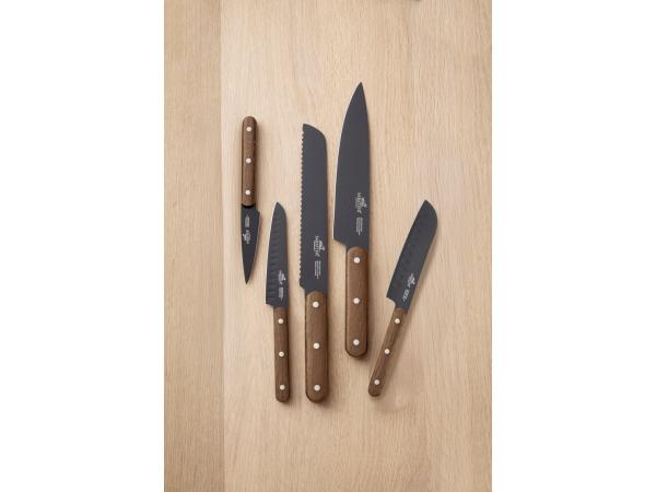 Lion Sabatier International Phenix Walnut Knivsæt 5 dele Sort/Træ Lion Sabatier International Phenix Walnut Knivsæt 5 dele Sort/Træ