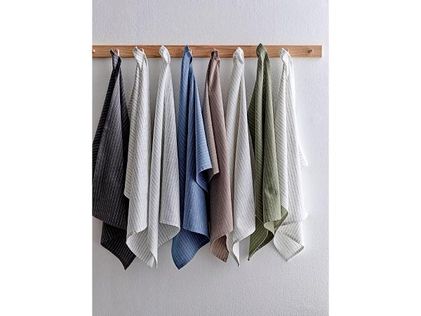 Södahl Line Viskestykke 50 x 70 cm 2 stk. Taupe/White Södahl Line Viskestykke 50 x 70 cm 2 stk. Taupe/White