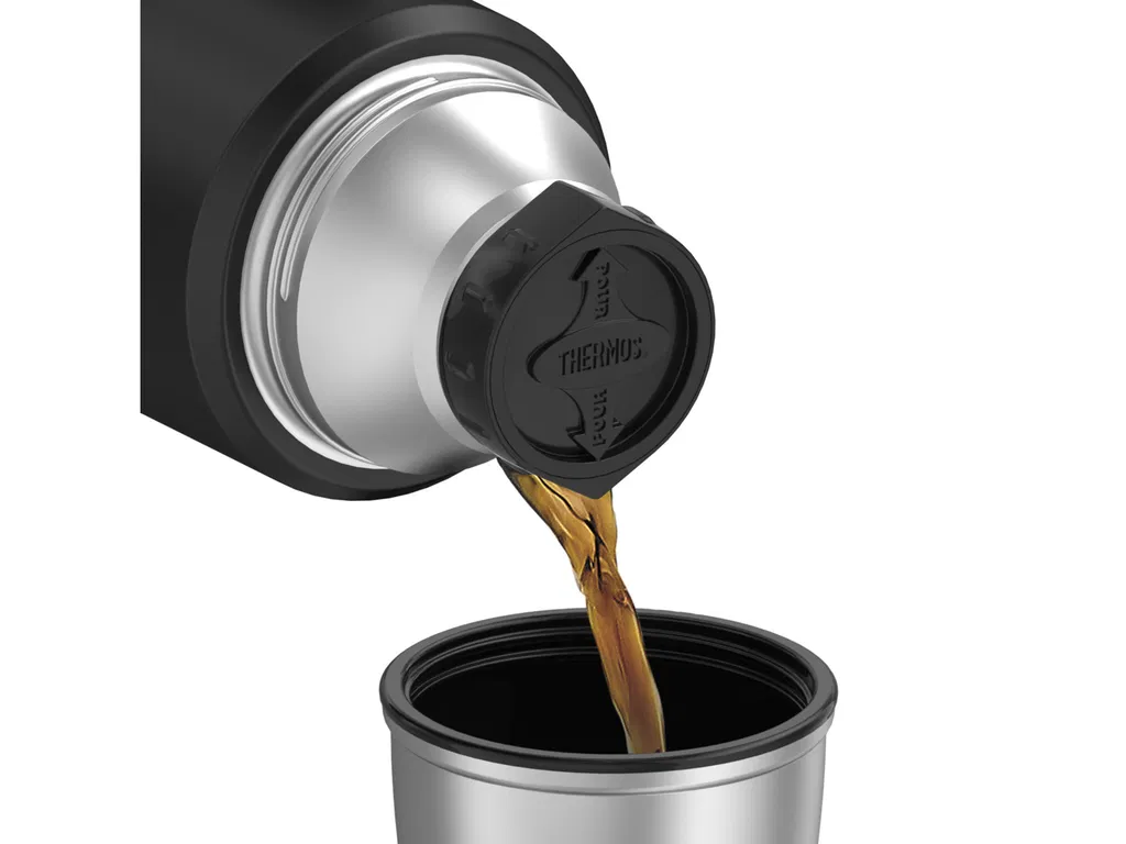 Thermos Termoflaske 1,3 liter Mat sort
