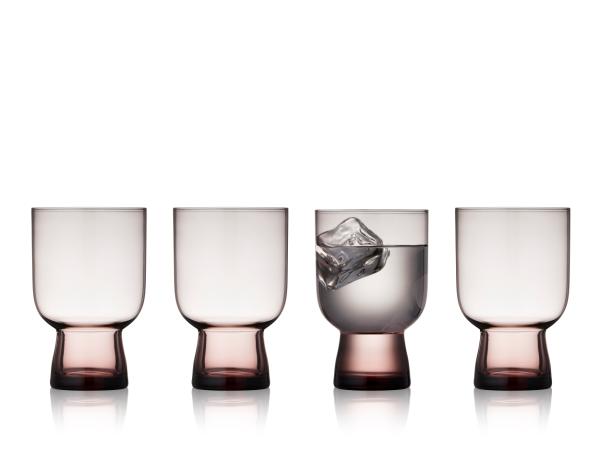 Lyngby Glas Sorrento Vandglas 30 cl 4 stk. Pink Lyngby Glas Sorrento Vandglas 30 cl 4 stk. Pink