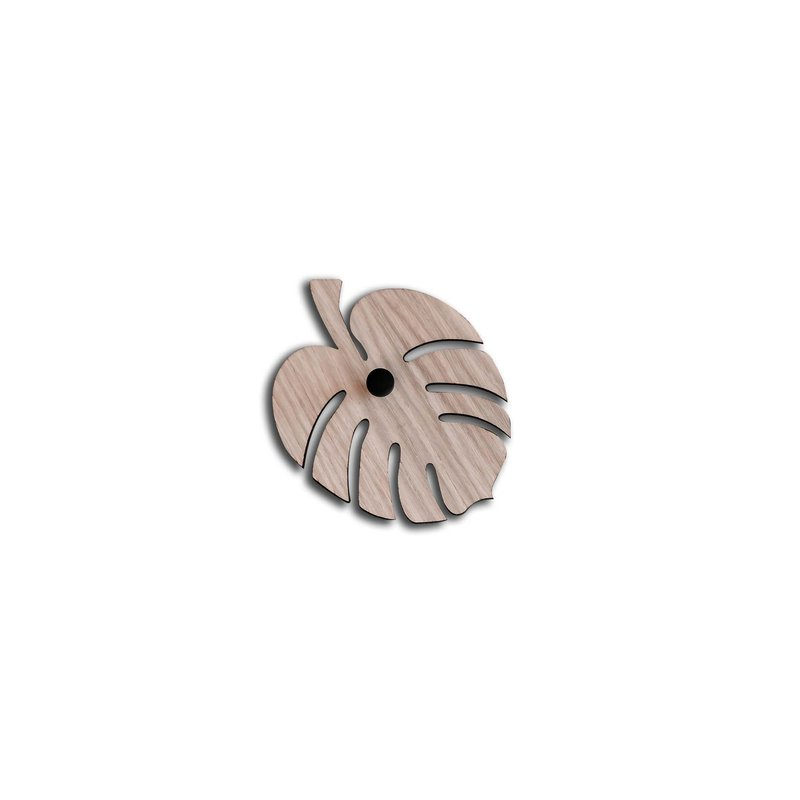 Knage Monstera, lys eg/sort* Knage Monstera, lys eg/sort*