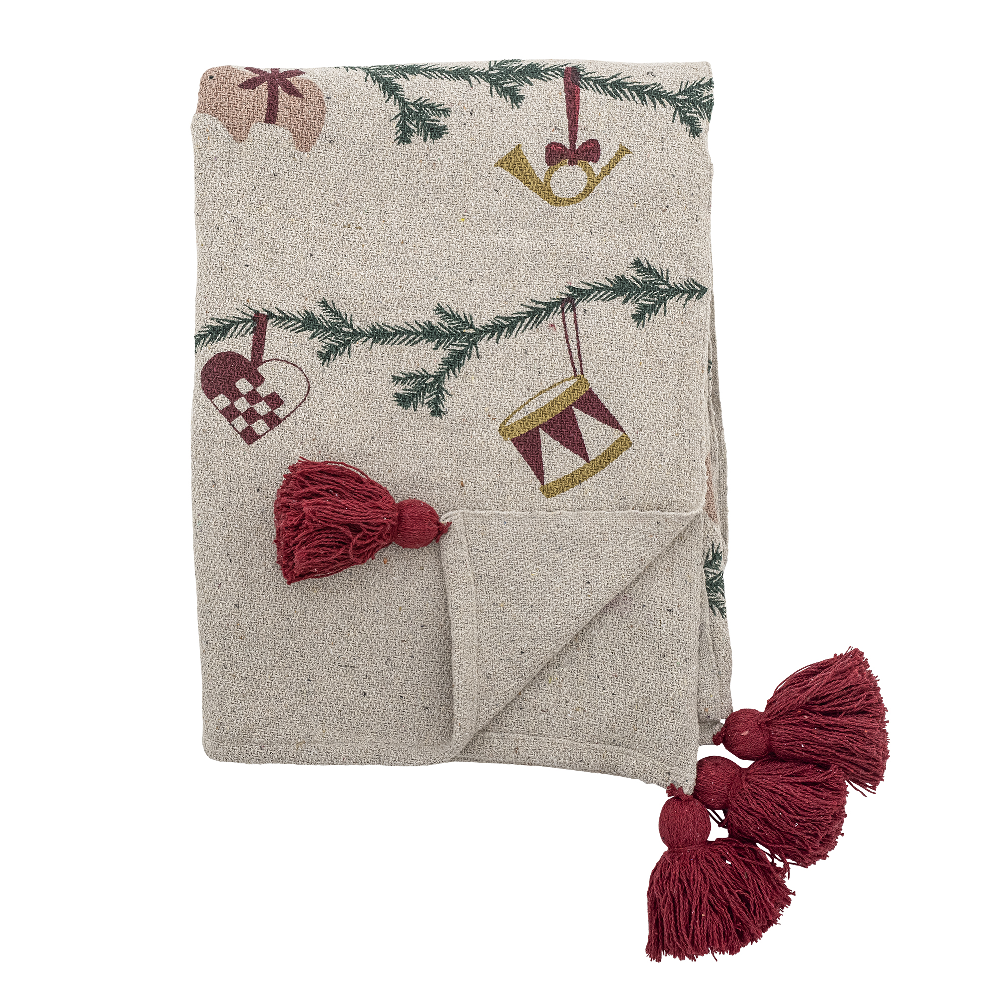 Yule Plaid, L160xB130 cm, Natur*