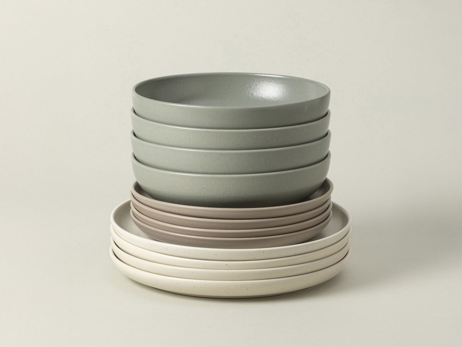 Tallerken flad Pacifica 27 cm Vanilla Keramik