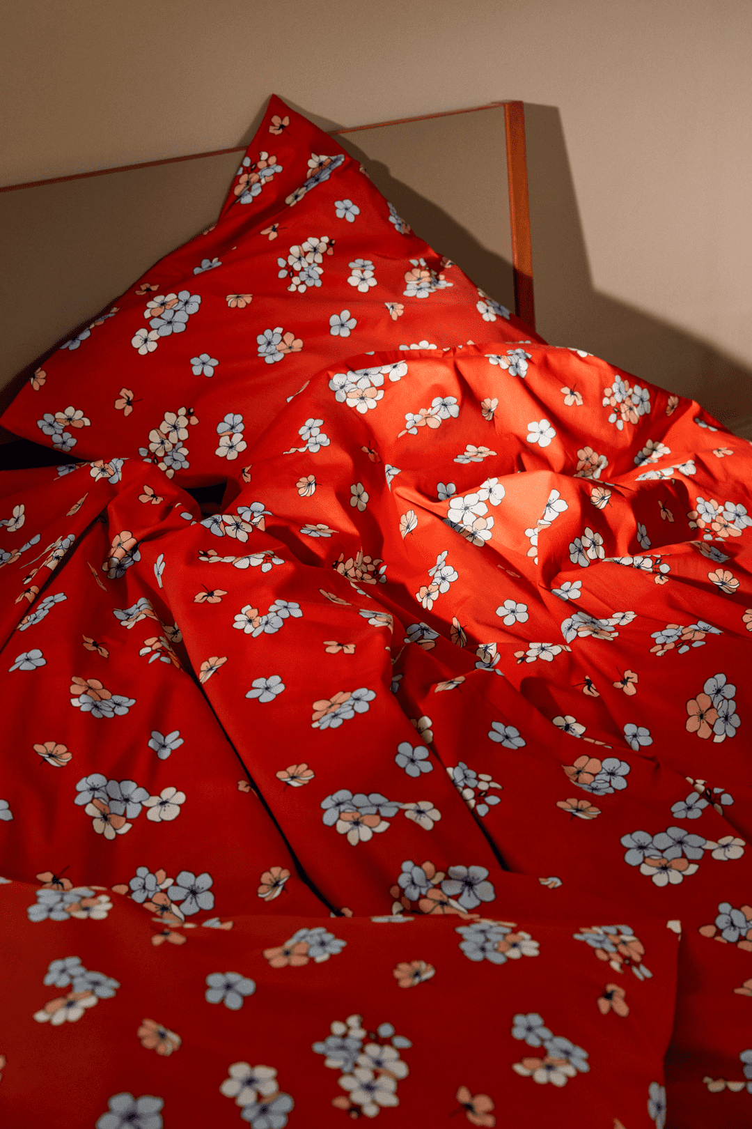 Grand Pleasantly Sengetøj 150x210 cm chili SE Grand Pleasantly Sengetøj 150x210 cm chili SE