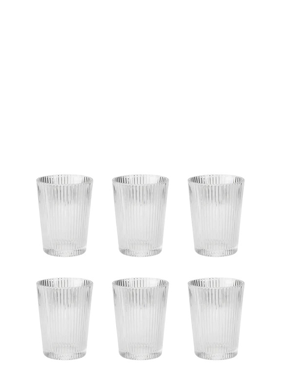 Pilastro drikkeglas 0.15 l. 6 Stk klart glas
