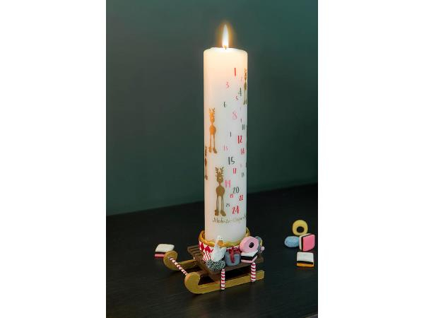 Medusa-Copenhagen Sukkervogn Lysestage t/kalenderlys 7 cm Medusa-Copenhagen Sukkervogn Lysestage t/kalenderlys 7 cm