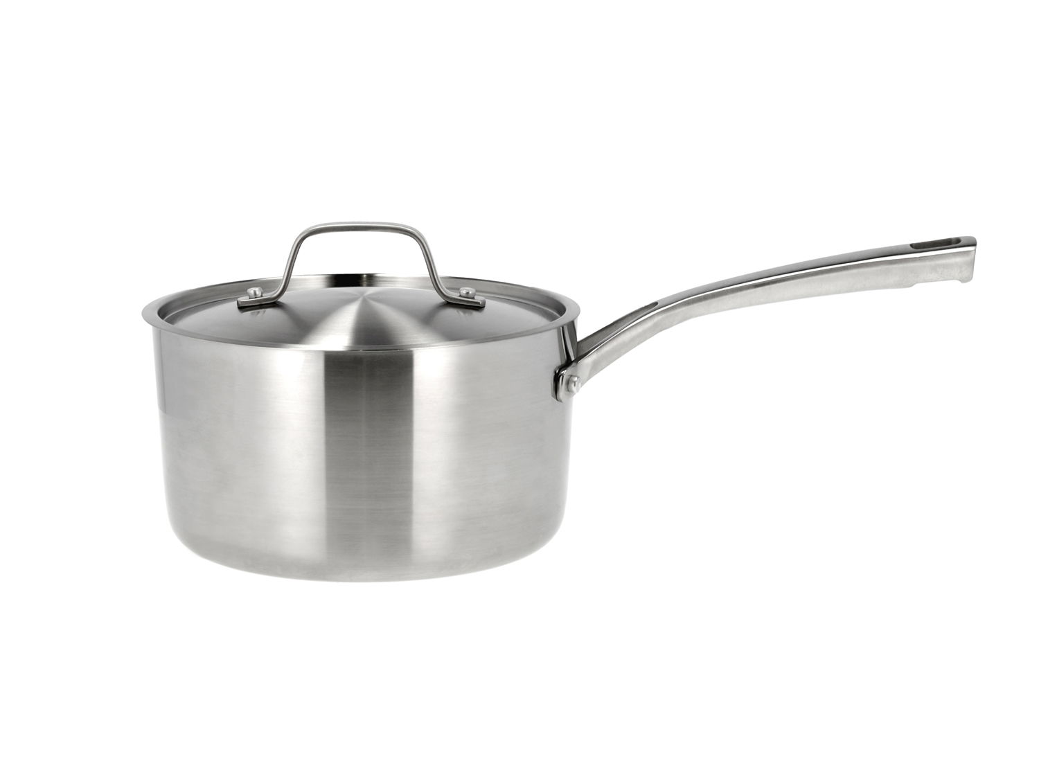 Pillivuyt Gourmet Divette Kasserolle med låg 20 cm Silver metallic