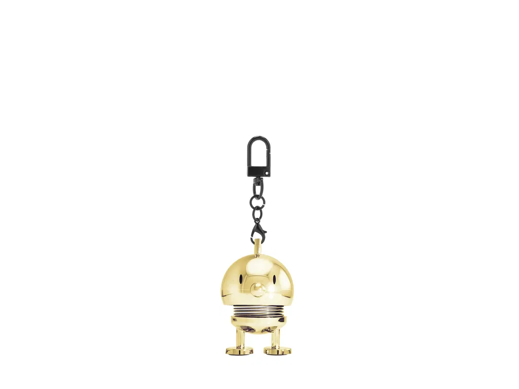 Hoptimist Bag charm, 4x3,4x5,9 cm, Guld