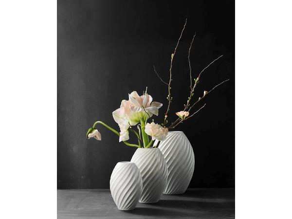Morsø River Vase 21 cm Hvid Morsø River Vase 21 cm Hvid