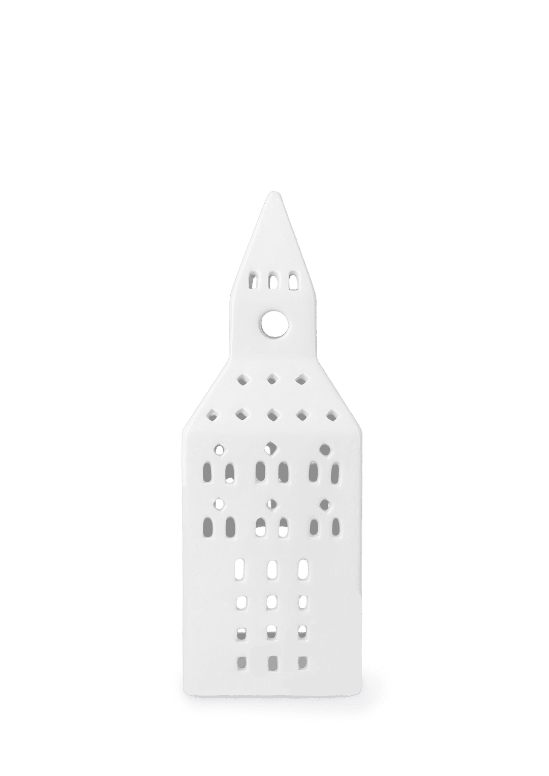 Kähler Urbania Lyshus Kirketårn H20 hvid Kähler Urbania Lyshus Kirketårn H20 hvid