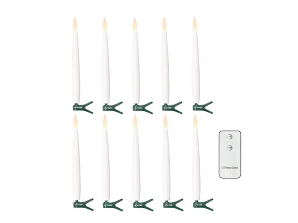 Celebrate LED juletræslys m. fjernbetjening Dia 1,5 x 15,4 cm 10 stk. Hvid Celebrate LED juletræslys m. fjernbetjening Dia 1,5 x 15,4 cm 10 stk. Hvid
