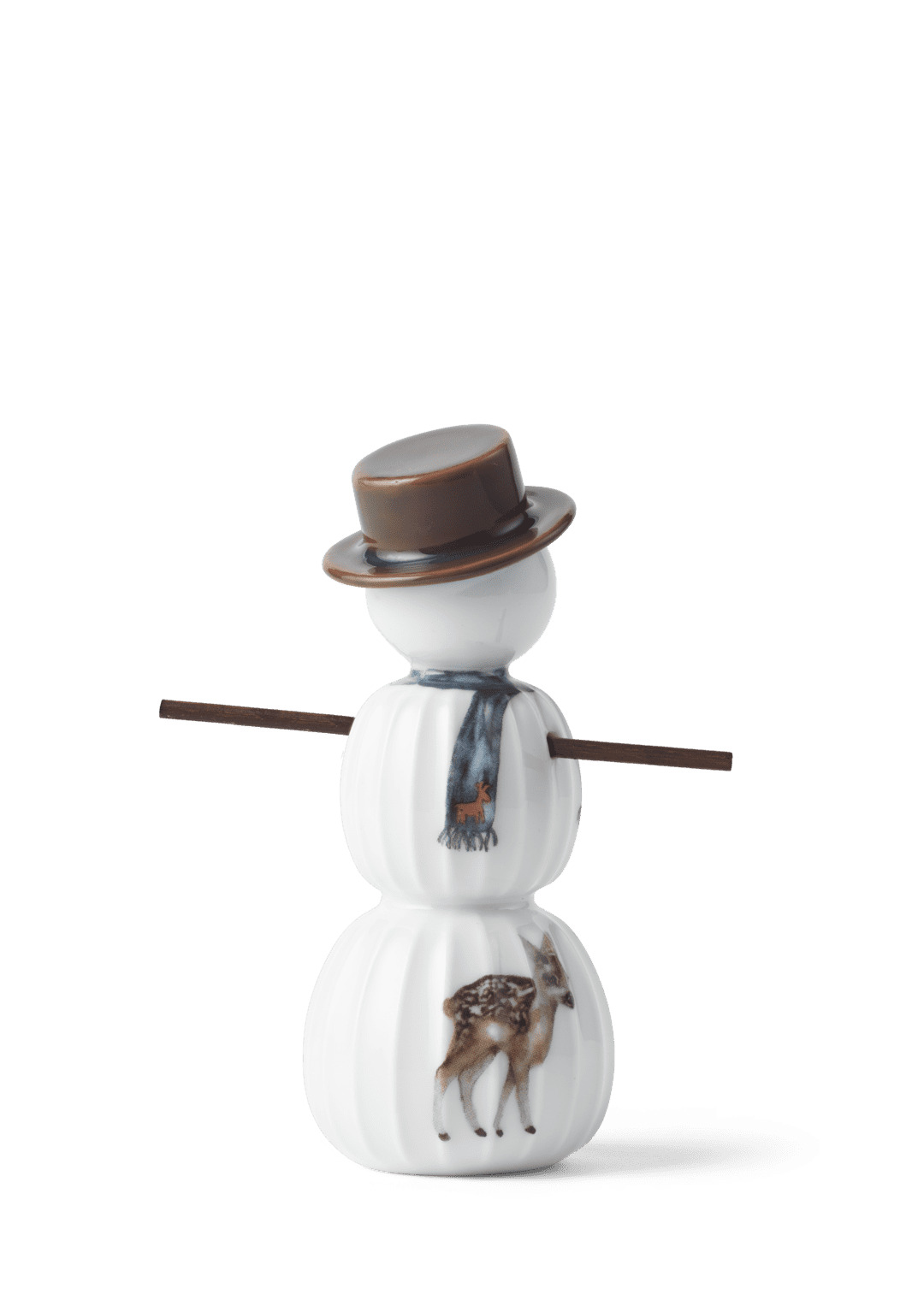 Hammershøi Christmas Snemand H11.5 hvid m. deko