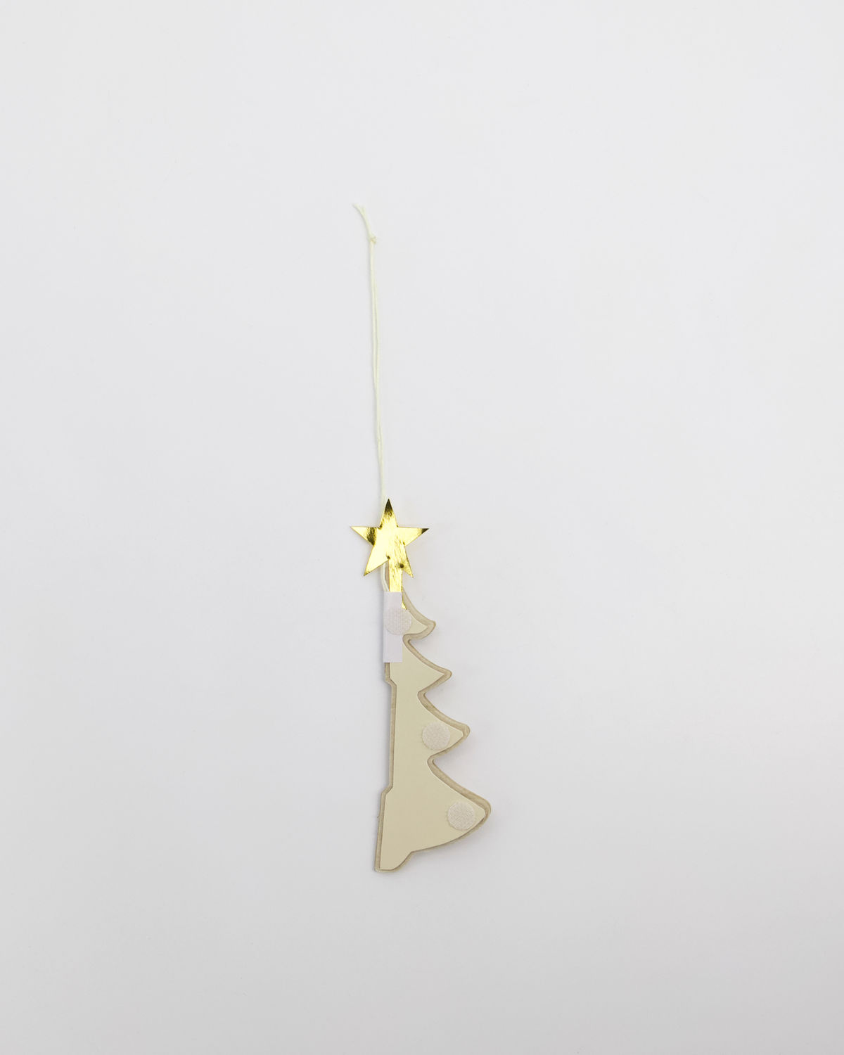 Julepynt, Tree, Elfenben 6 stk*