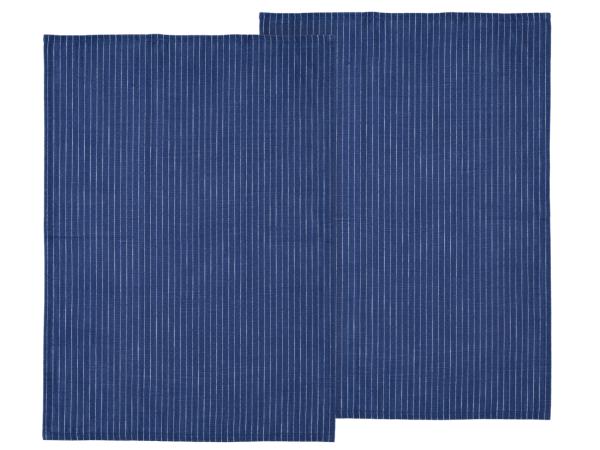 Södahl organic Line Viskestykke 50 x 70 cm 2 stk. Royal Blue