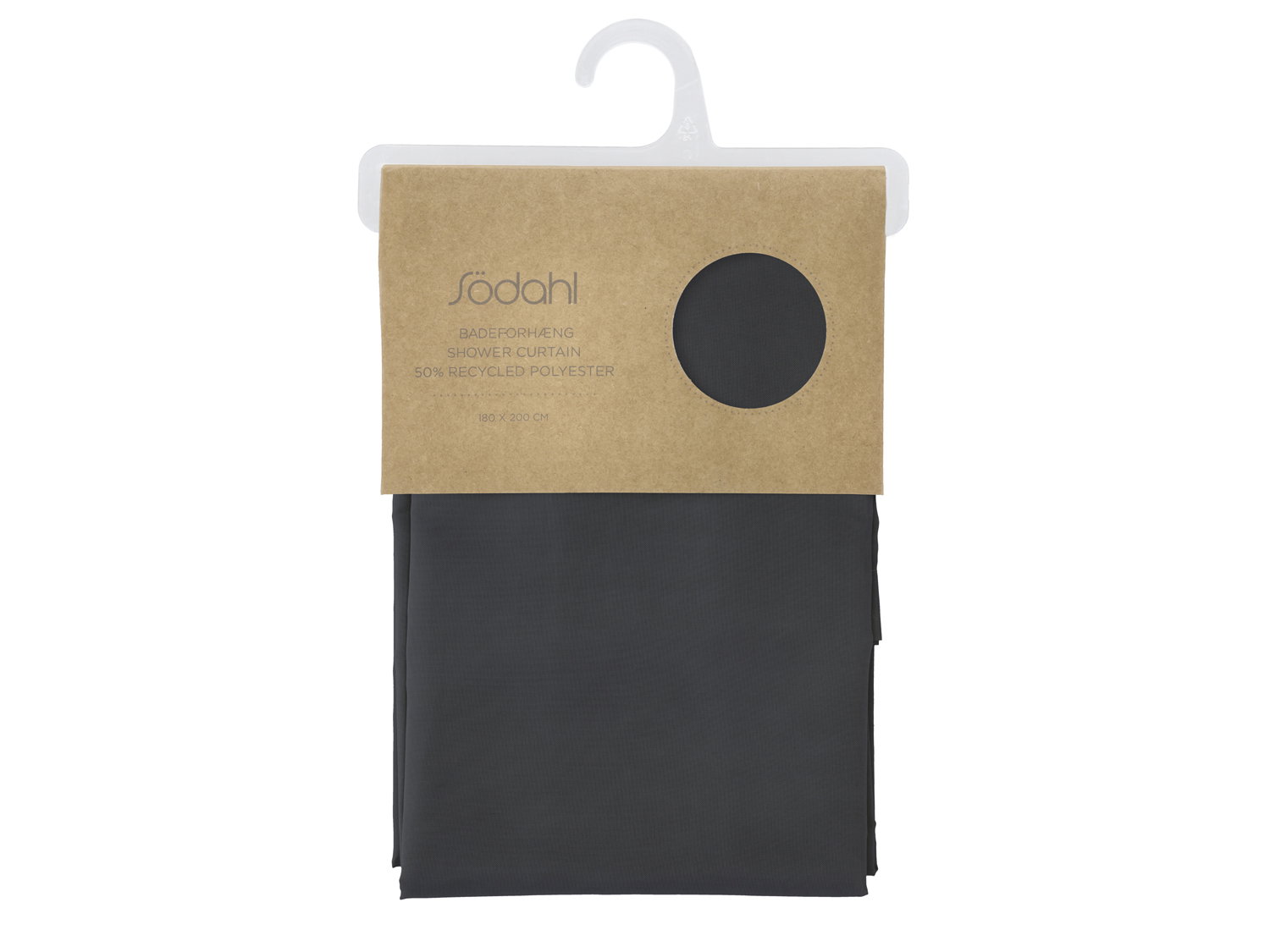 Badeforhæng 180x200 Comfort Ash 50%recy