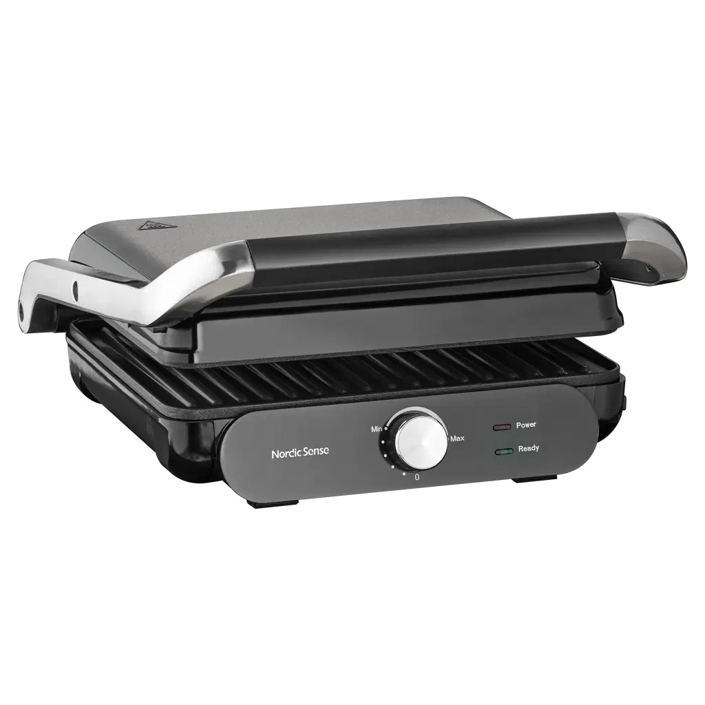 Paninigrill 2000 watt 28 x 23 cm Sort Bakelit