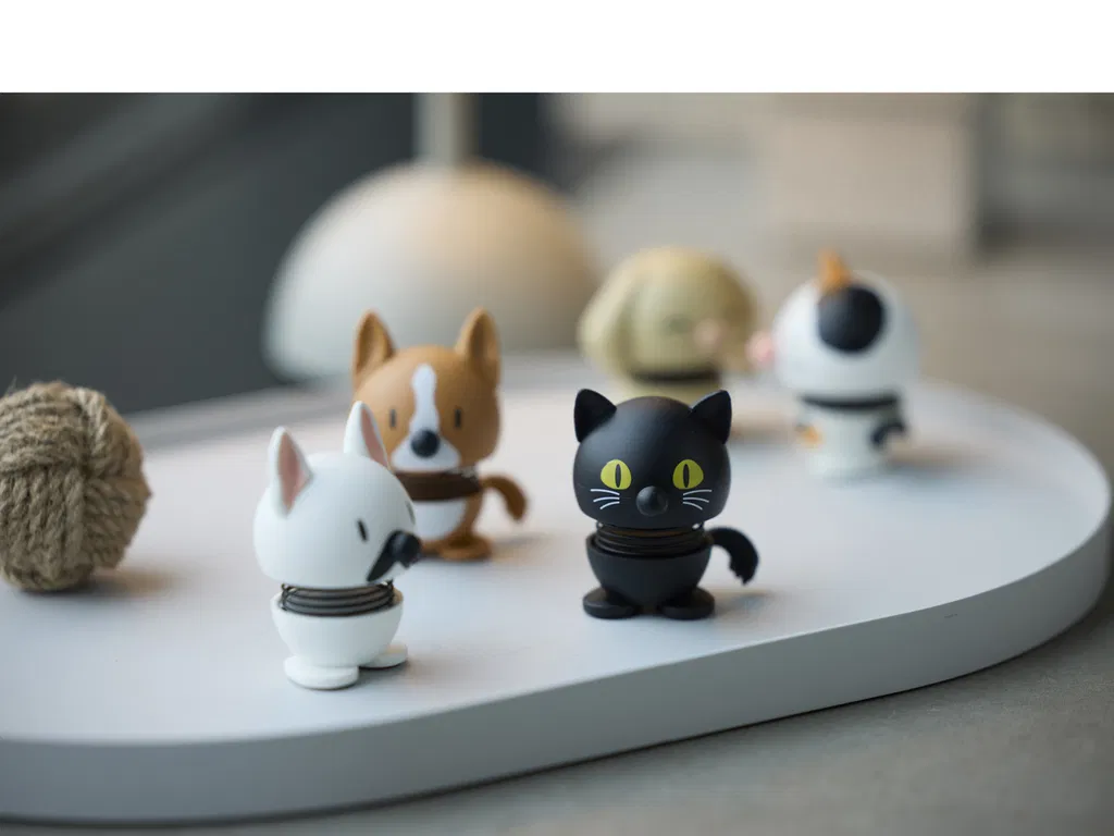 Hoptimist Corgi Hund 4,4x3,7x6 cm, Mini, Brun