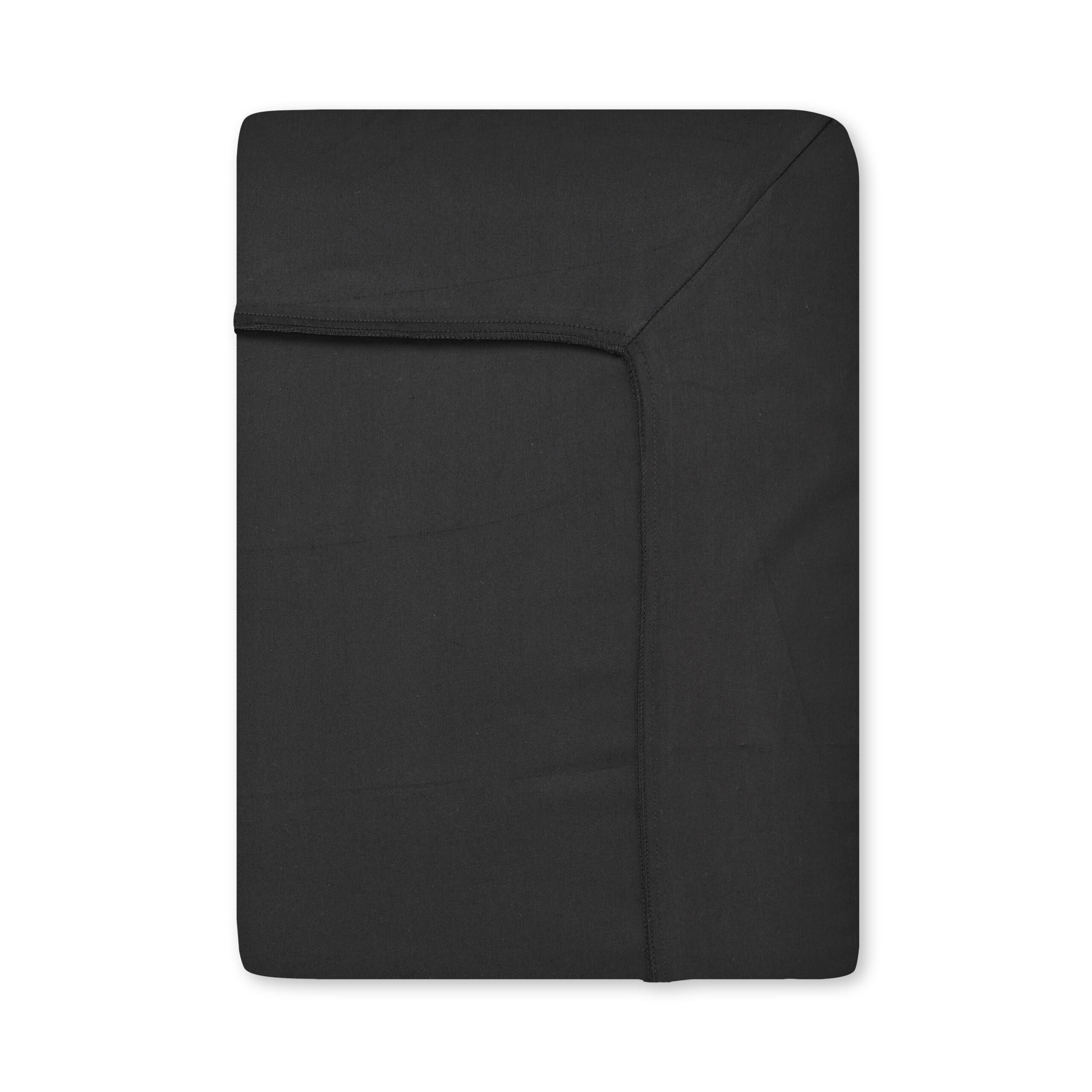 Engholm Textiles Kuvertlagen Satin, 120X200X25 cm, Sort
