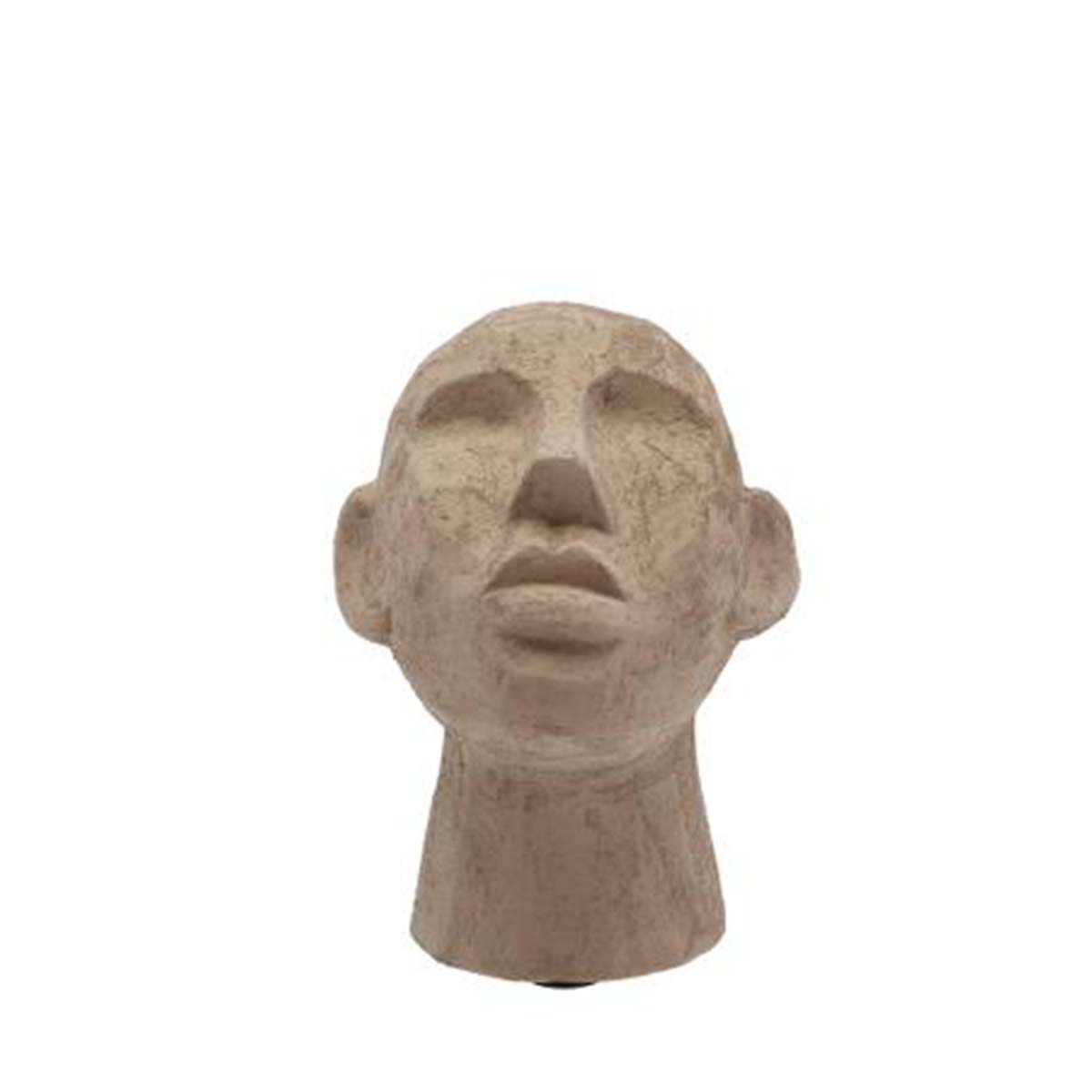 Villa Collection Talvik Figur Hoved 16 x 18 x 23 cm Gråbrun