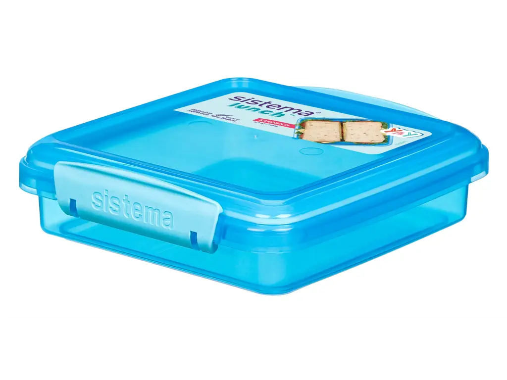 Sistema Sandwich Box 450ml, Blå