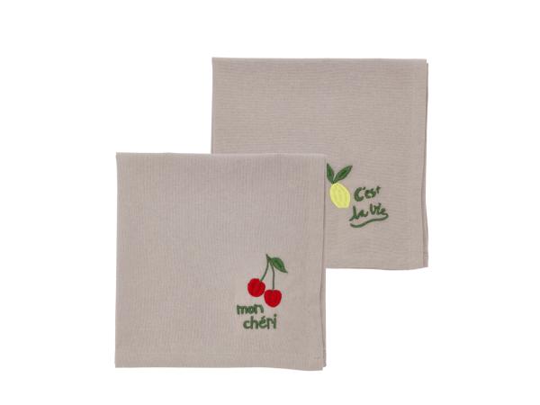 Södahl Bistro Stofservietter 40 x 40 cm 2 stk. Green