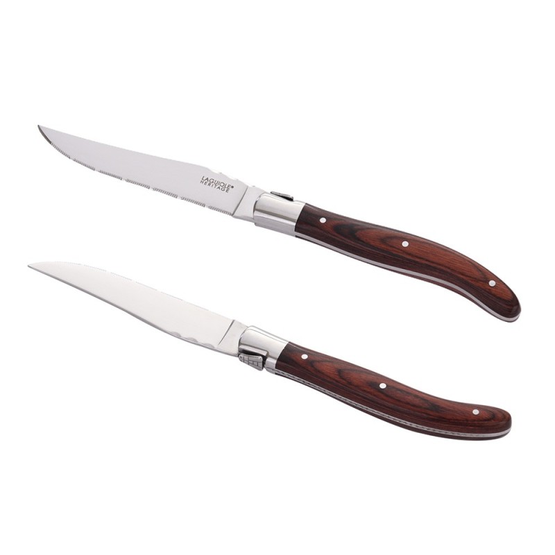Laguiole Heritage Steakknive Pakka Træ 6 stk. Laguiole Heritage Steakknive Pakka Træ 6 stk.
