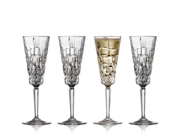 Lyngby Glas Krystal Champagneglas Etna 19 cl 4 stk.* Lyngby Glas Krystal Champagneglas Etna 19 cl 4 stk.*