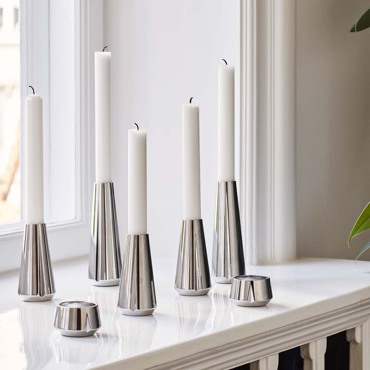 Grand Cru Fyrfadsstage Ø5,6 cm krom* Grand Cru Fyrfadsstage Ø5,6 cm krom*