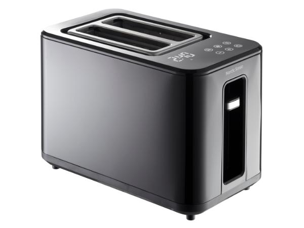 Brødrister Digital 900 watt Sort