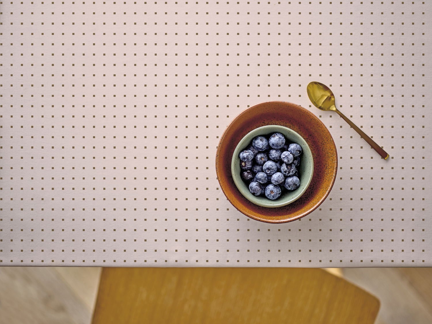 Södahl Petit Akryldug m. antislip 140 cm, Rose - i metermål