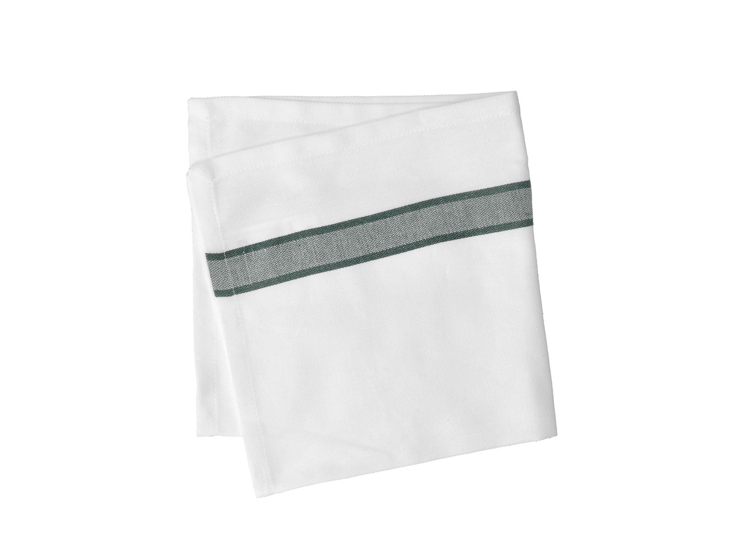 Stofserviet Pillivuyt 45 x 45 cm Grøn/Hvid