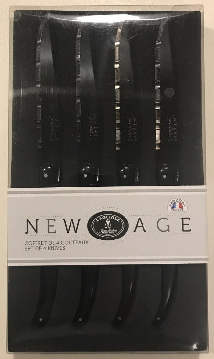 Laguiole New Age Kniv 4 stk, sort* Laguiole New Age Kniv 4 stk, sort*