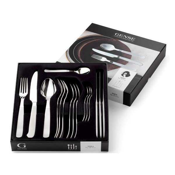 Gense Rejka Bestiksæt 16 dele Mat/Blank stål