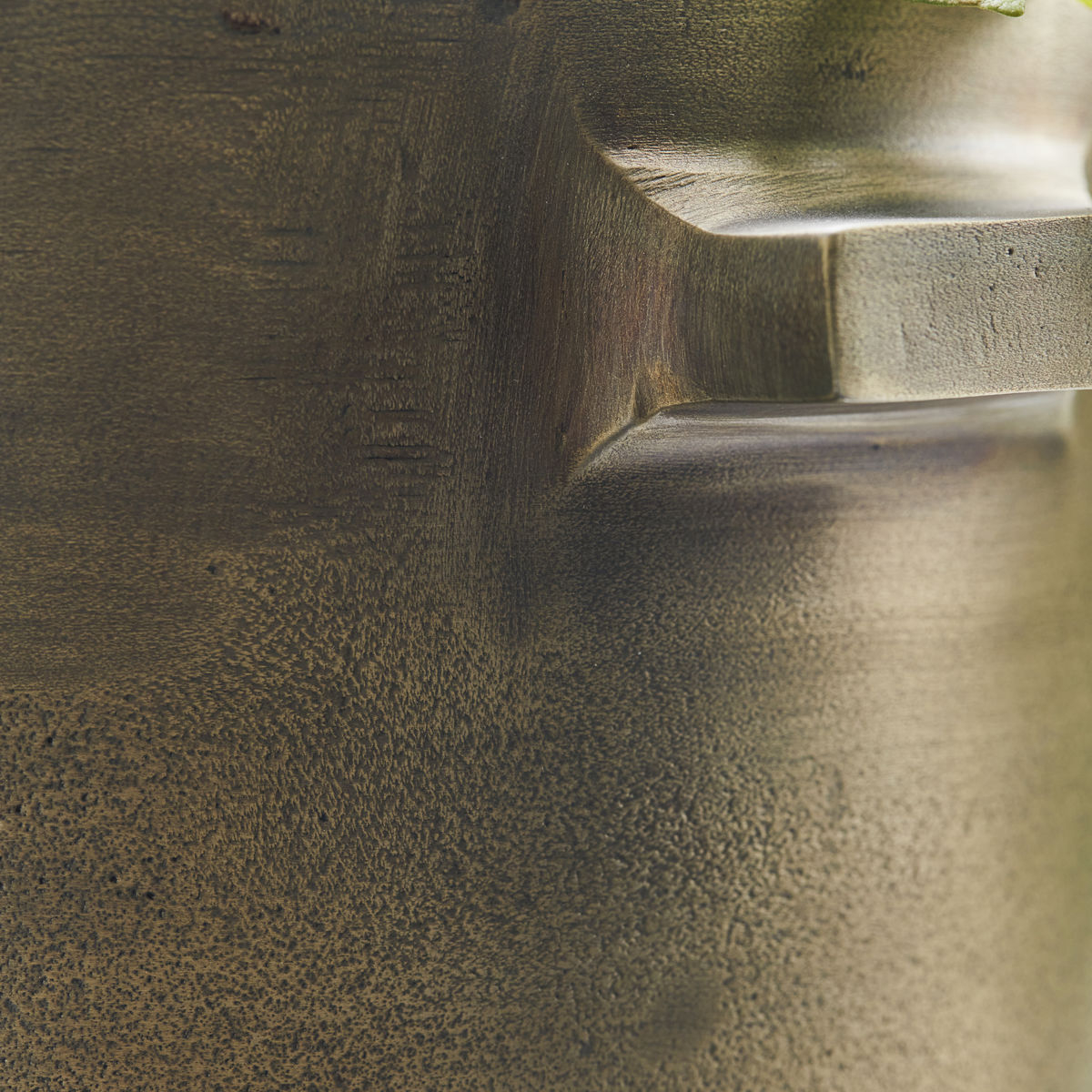 Urtepotte, Foem, H 24 cm, antik messing Urtepotte, Foem, H 24 cm, antik messing