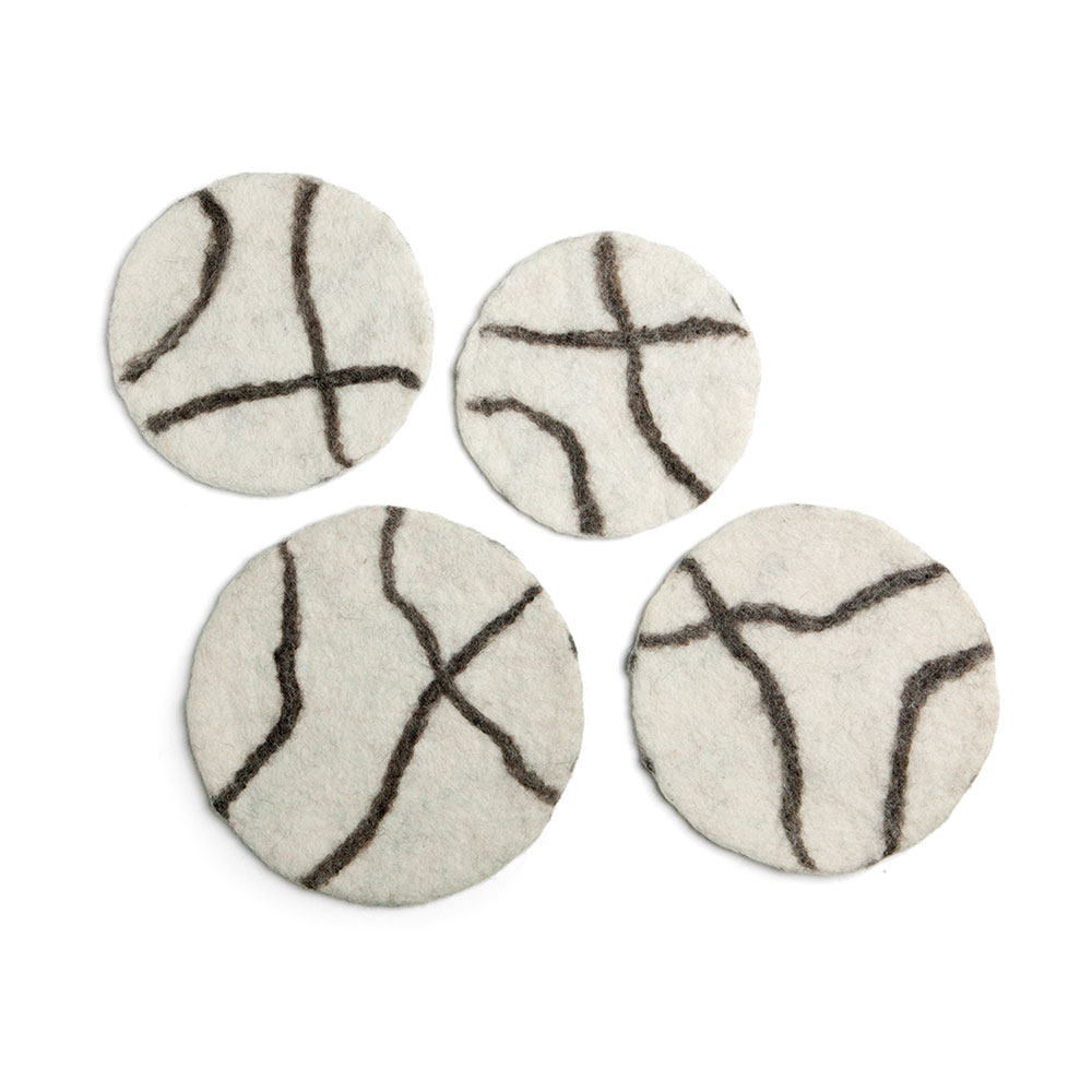 Deco coasters, Stone, set of 4 pcs. Deco coasters, Stone, set of 4 pcs.