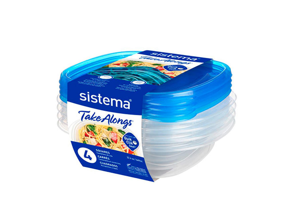 Sistema Square 4 Pack 669 ml Sistema Square 4 Pack 669 ml