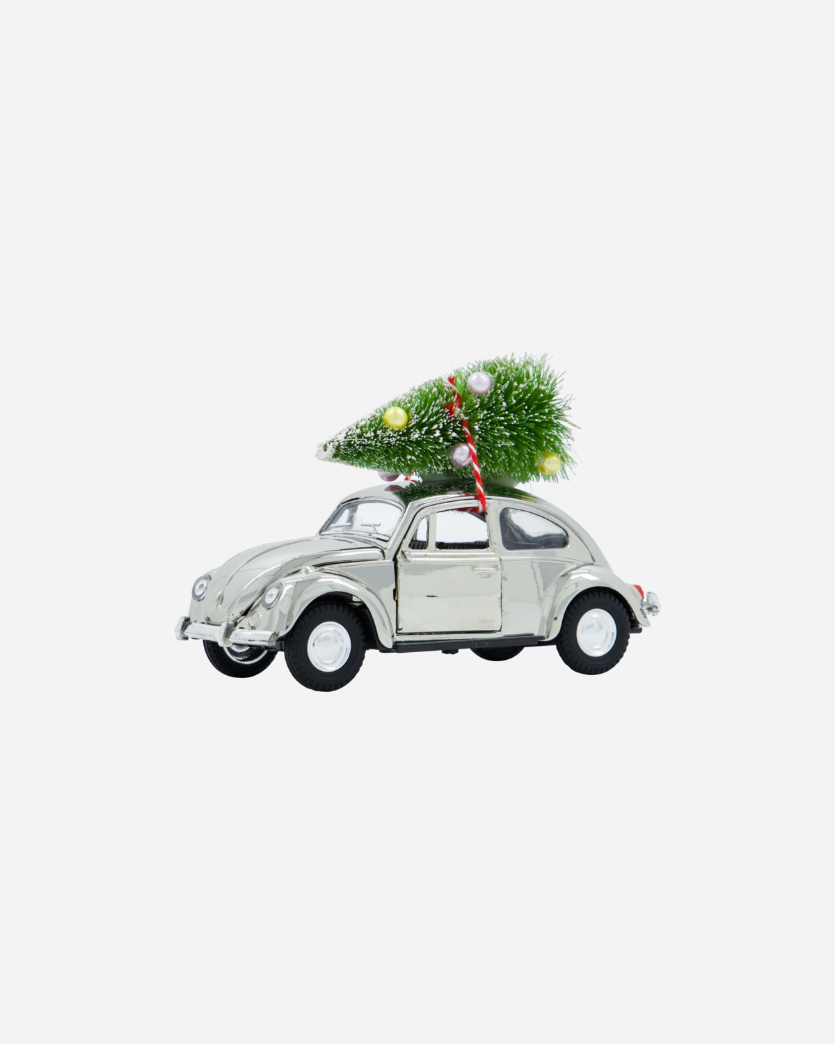 Dekoration, Xmas car, Sølv