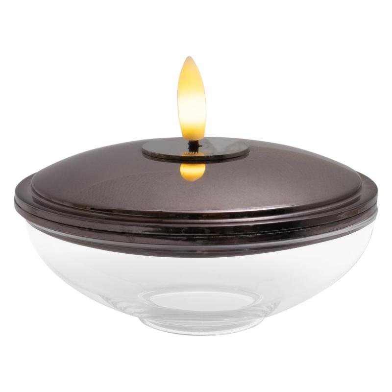 Lia Genopladelig Sort Nikkel, H5xØ10cm Lia Genopladelig Sort Nikkel, H5xØ10cm